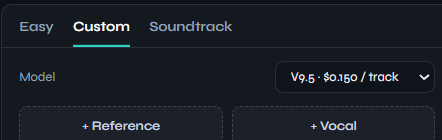 The Model menu